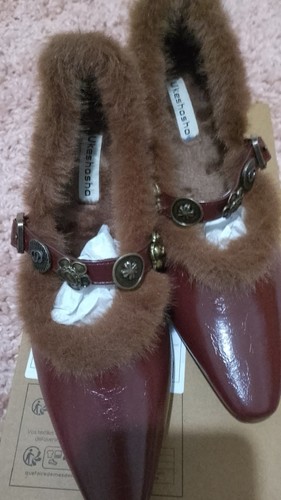 Pumps bordeaux neu absatz - bordeaux,