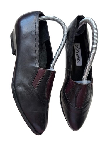 Vintage 90s leder pumps - 90s,