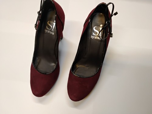 Damen leder pumps bordeaux - damen,