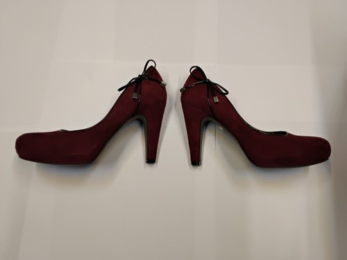 Damen pumps bordeaux - bordeaux, echtes