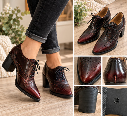 Damen schnürschuhe pumps - 🌷damen,