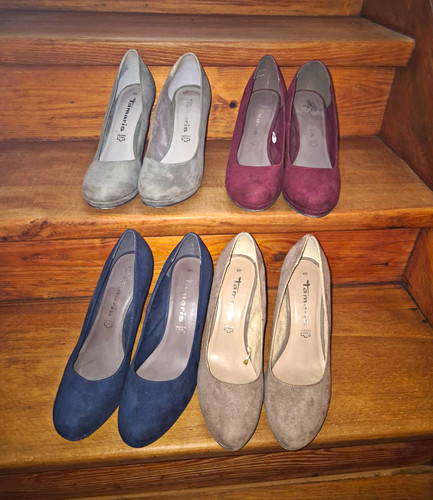 Tamaris damen pumps - damen, wildleder