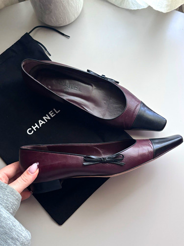 Chanel damen pumps leder - chanel,