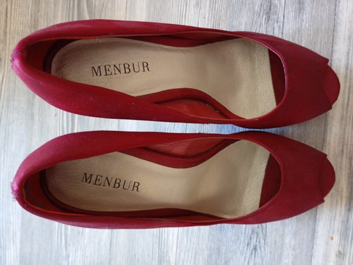 Peeptoes bordeauxrot mit - peeptoes,
