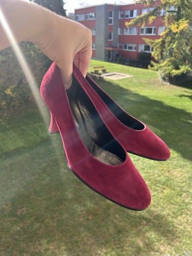 Maripe leder pumps bordeaux - maripe, in