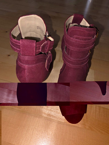 Damen pumps wildleder - damen, bordeaux
