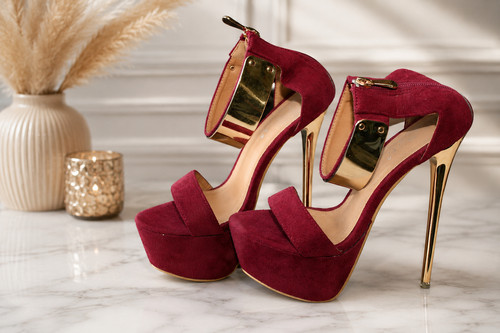 Damen plateau high heels - high,
