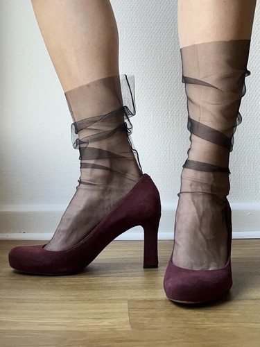 Elegante bordeaux wildleder - elegante,