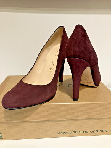 Unisa leder veloursleder pumps - unisa,